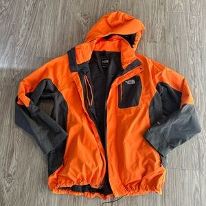 Orange North Face Jacket